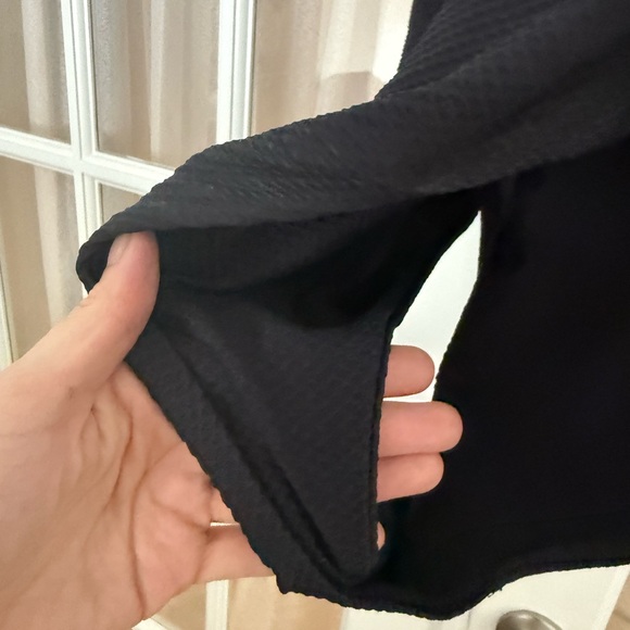 Asceno Black Textured One Piece - Picture 3 of 10